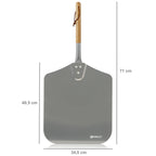 Pizza Set, 4-teilig, Ø 38 Pizzastein, inkl. Schaufel, Pizzaroller, Spachtel