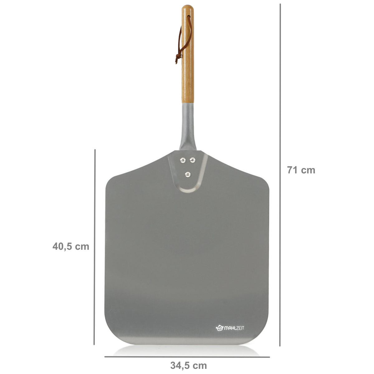 Pizza Set, 4-piece, Ø 38 pizza stone, incl. peel, pizza cutter, spatula