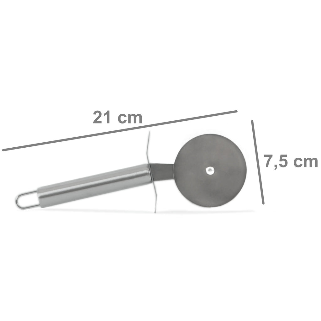 Pizza Set, 4-teilig, Ø 38 Pizzastein, inkl. Schaufel, Pizzaroller, Spachtel