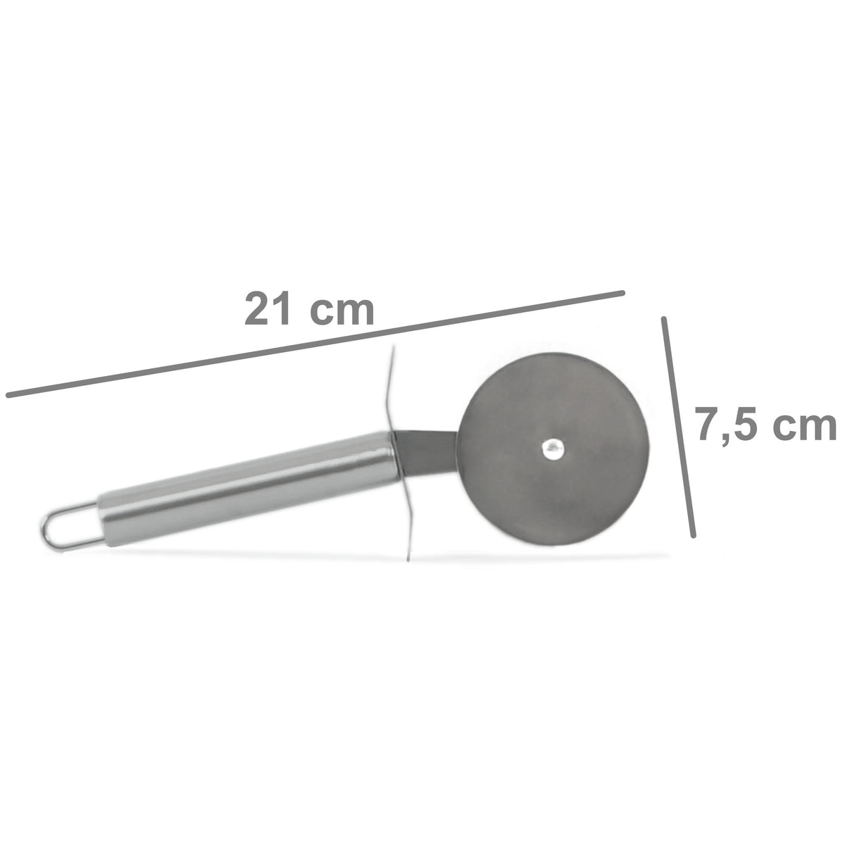 Pizza Set, 4-teilig, Ø 38 Pizzastein, inkl. Schaufel, Pizzaroller, Spachtel