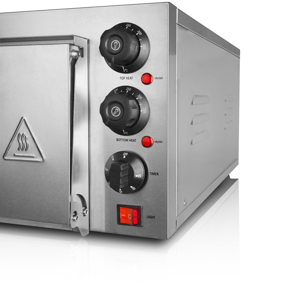 Pizza oven, electric, incl. pizza stone and timer