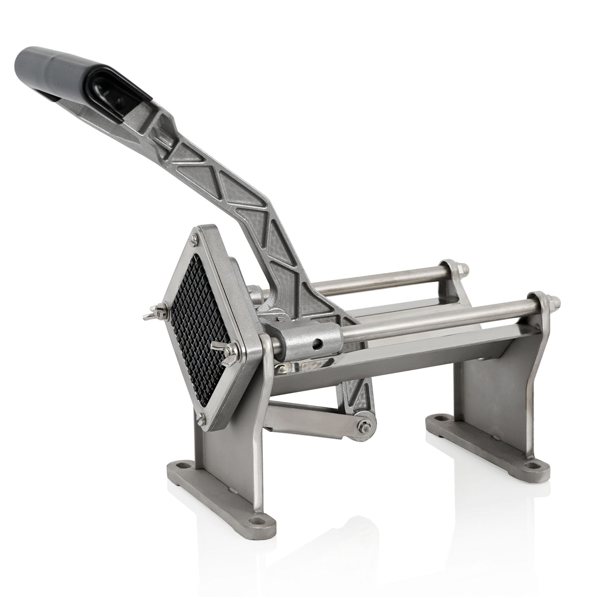 Potato slicer, incl. 4 stainless steel blades for sticks and wedges