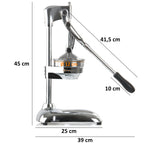 "CORDOBA" juice press, stainless steel, silver