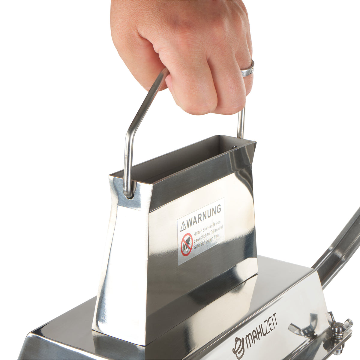 Steaker, stainless steel, incl. hand crank and meat tenderizer (54 blades)