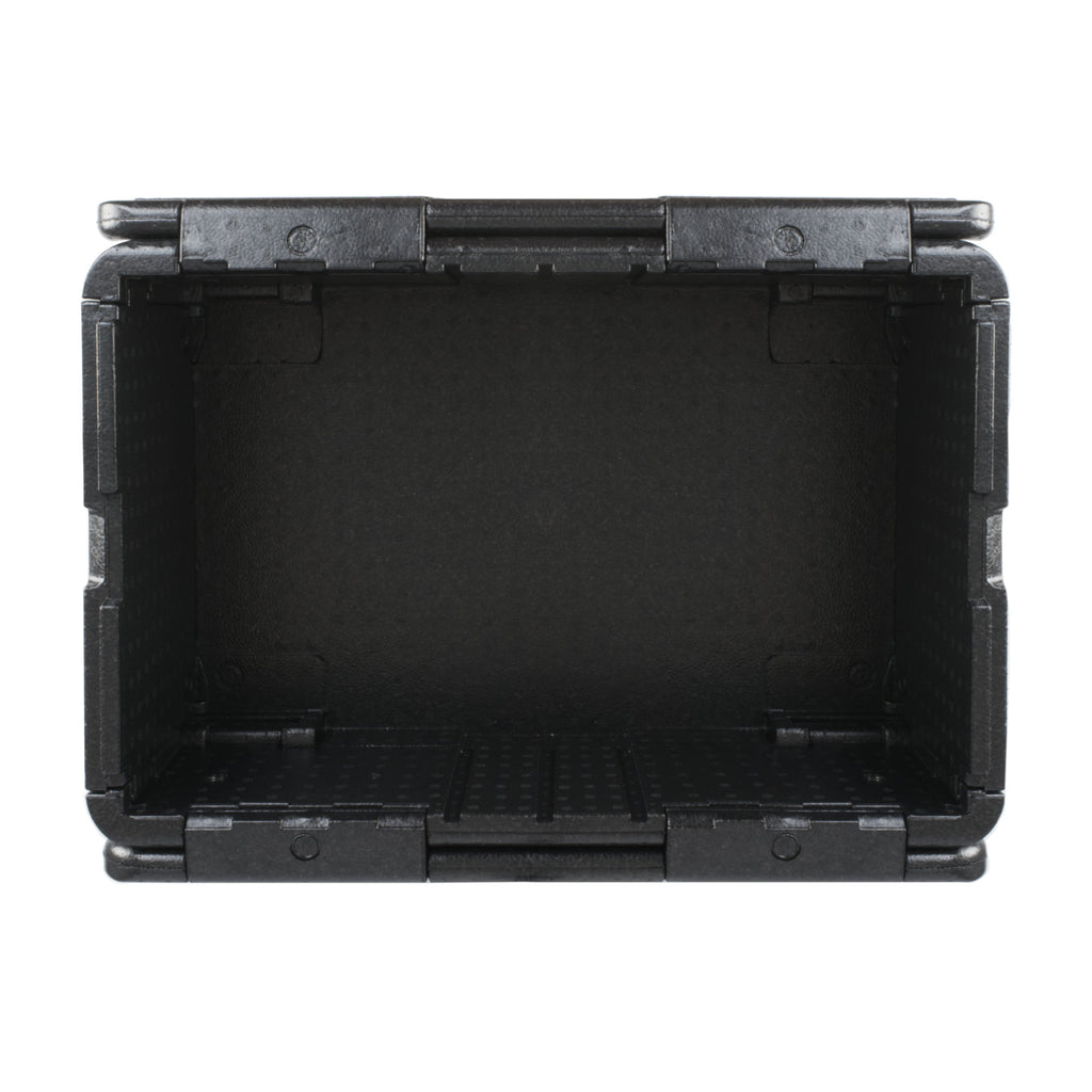 Thermal box, 60 x 40 x 25.5 cm, 40 liters, black, foldable