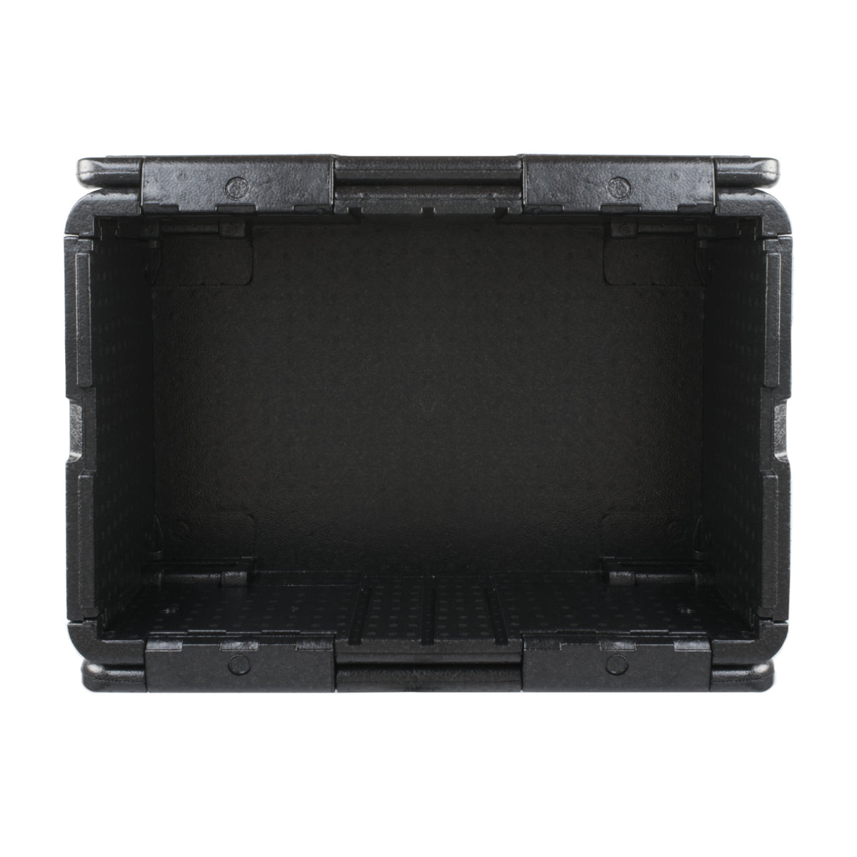 Thermal box, 60 x 40 x 25.5 cm, 40 liters, black, foldable