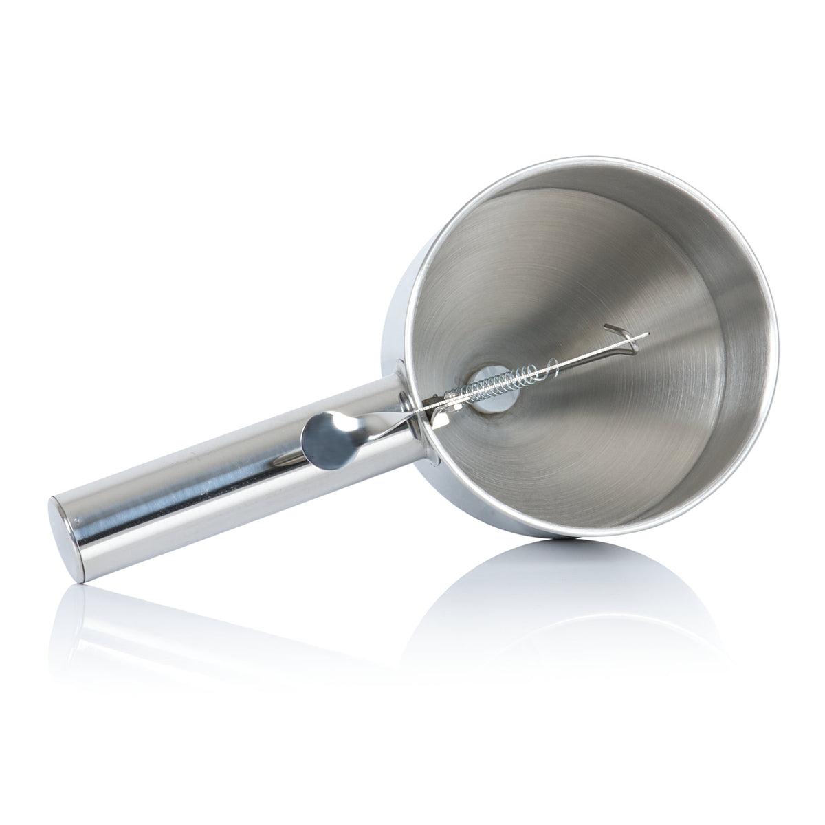 Batter dispenser, stainless steel, discharge opening Ø 8 mm, incl. stand