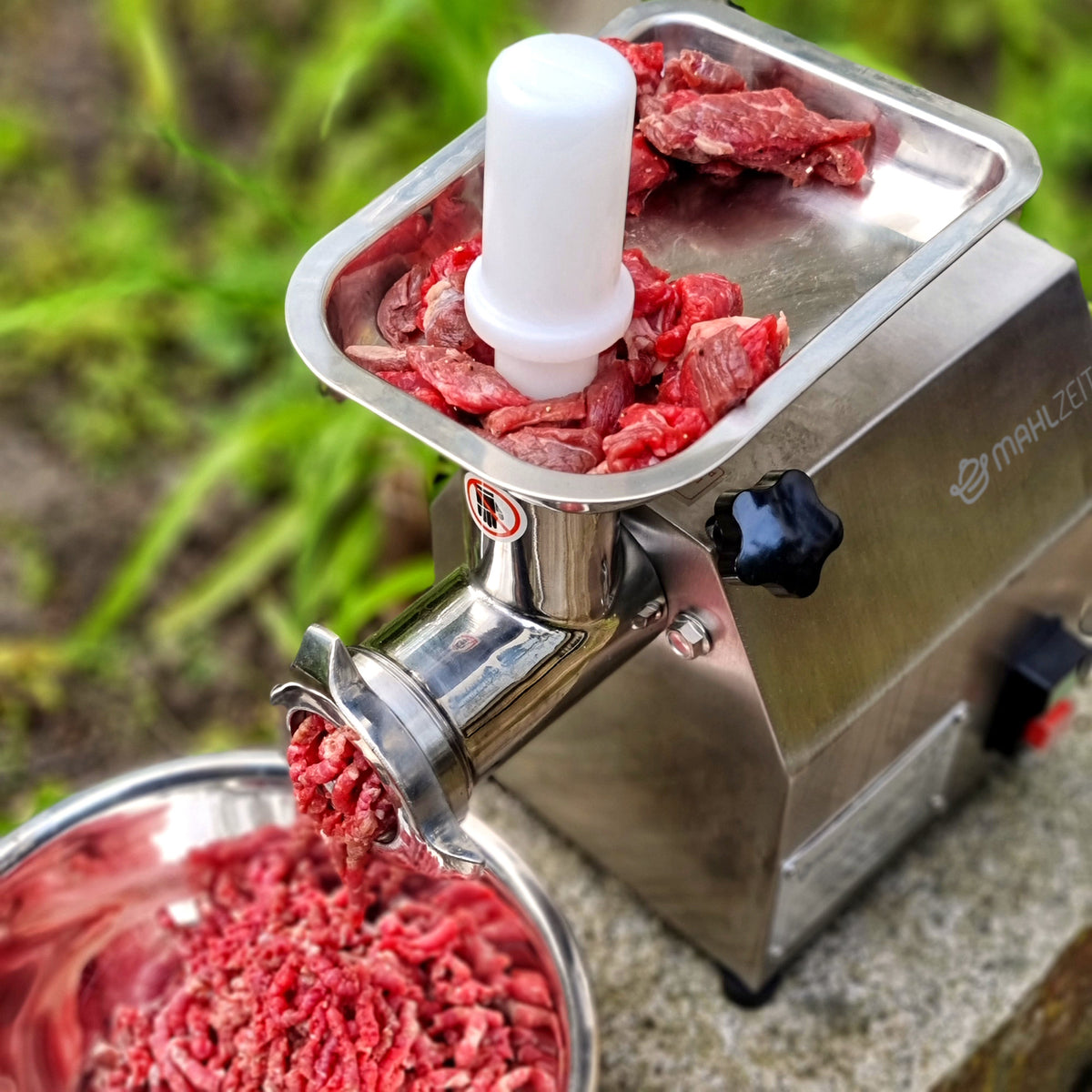 Meat grinder, electric, stainless steel, 250W - 75kg/h