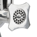 Meat grinder, electric, stainless steel, 650W 150kg/h, incl. sausage stuffer attachments