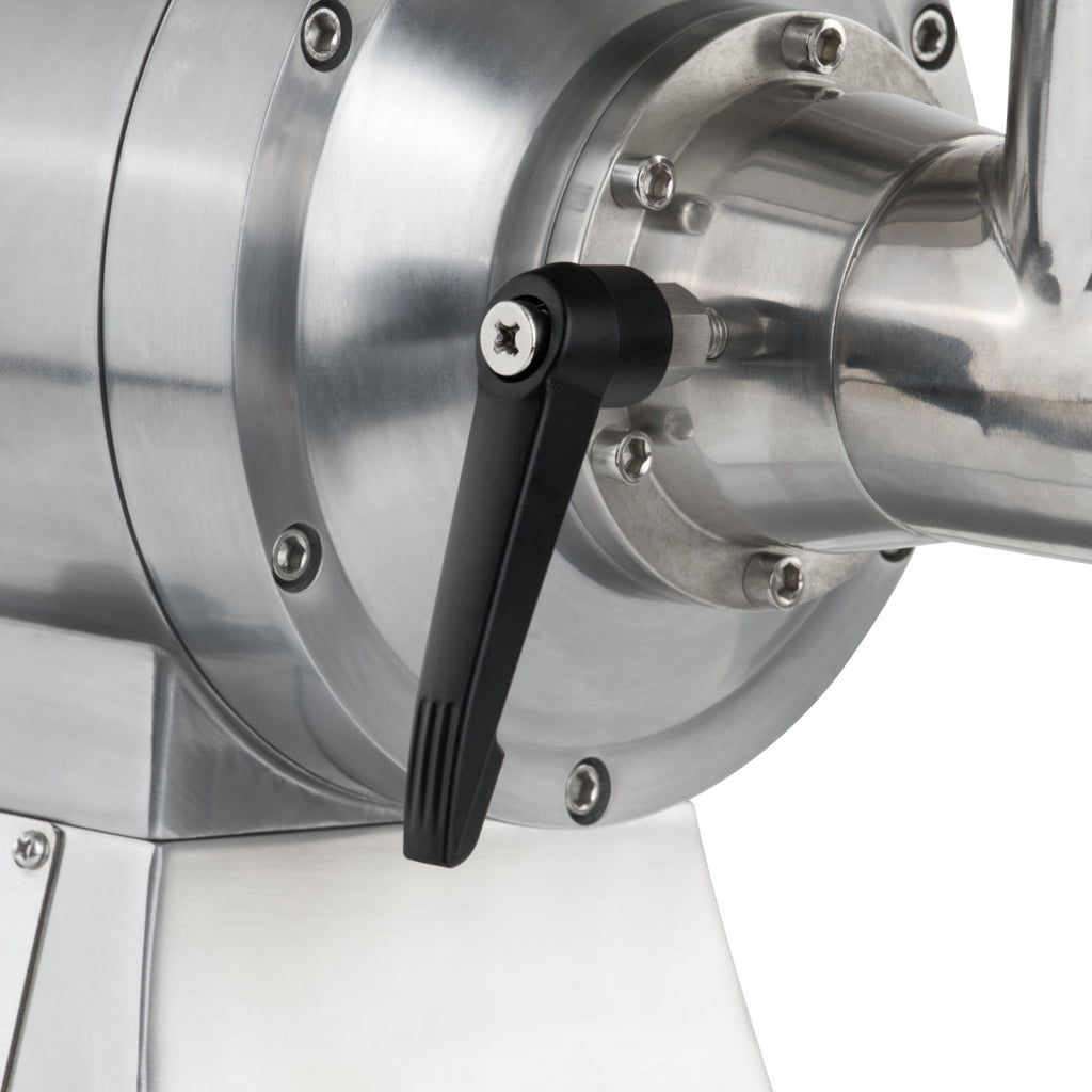 Meat grinder, electric, stainless steel, 650W 150kg/h, incl. sausage stuffer attachments