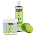 Kit d'entretien du bois « WOODY WAX » et « WOODY OIL » pour planches à découper, parfum citron vert